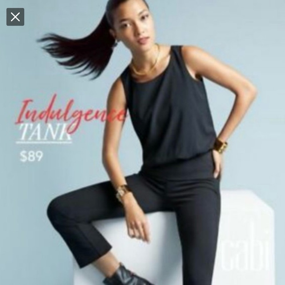 New in bag Cabi 5226 black indulgence top - L